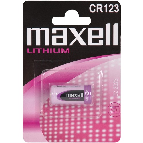MAXELL Fotolithiová batérie LCR-123A 3V 35009667 MAXELL Fotolithiová batérie LCR-123A 3V 35009667