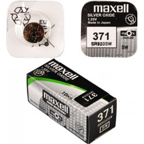 MAXELL Hodinková batéria SR 920SW / 371 LD WATCH 35009775 MAXELL Hodinková batéria SR 920SW / 371 LD WATCH 35009775