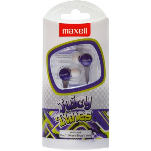 MAXELL 303598 JUICY TUNES PURPLE Slúchadlá 35043602