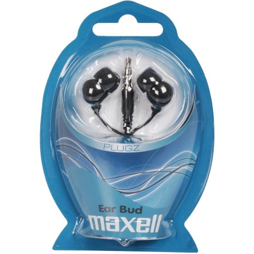MAXELL 303459 PLUGZ BLACK Slúchadlá 35040576 MAXELL 303459 PLUGZ BLACK Slúchadlá 35040576