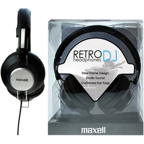 MAXELL 303516 RETRO DJ BLACK Slúchadlá 35042344