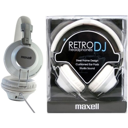 MAXELL 303517 RETRO DJ WHITE Slúchadlá 35042345