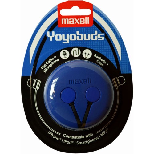 MAXELL 303728 YOYO Buds BLUE + BLACK slúchadlá 35047009