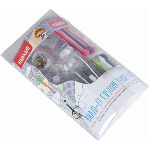 MAXELL 593603 DIY BRAID IT Earbud KIT slúchadlá 35047010 MAXELL 593603 DIY BRAID IT Earbud KIT slúchadlá 35047010