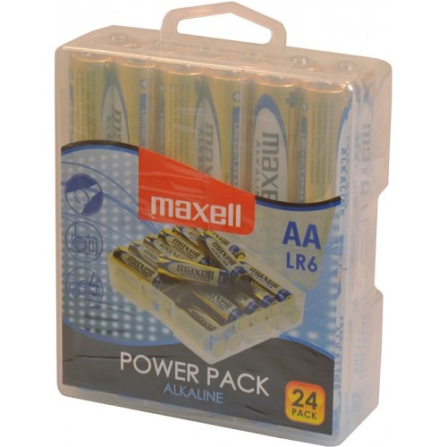 MAXELL Alkalické tužkové batérie LR6 24 BP POWER PACK 35041989 MAXELL Alkalické tužkové batérie LR6 24 BP POWER PACK 35041989