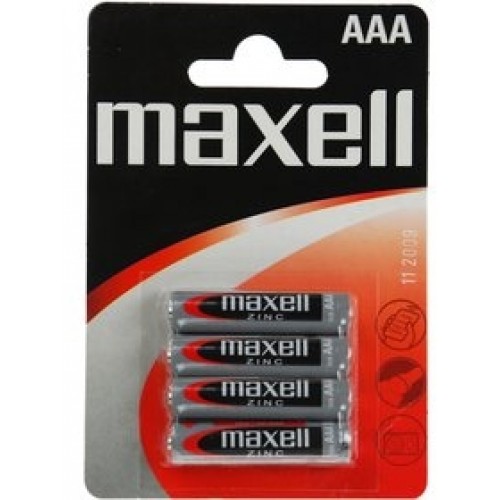 MAXELL Zinkovo-mangánová batéria R03 4BP Zinc 4x AAA 35026518