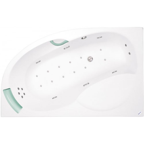 TEIKO Vaňa Medea 160 L rohová 160x100 cm - HTP systém DUO LIGHT, ľavá V210160L04T03061
