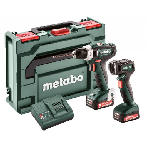 Metabo 601036900 SET POWERMAXX BS 12 Akumulátorový vŕtací skrutkovač, MetaBOX 118