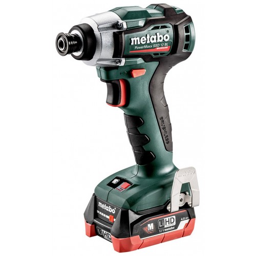METABO POWERMAXX SSD 12 BL Akumulátorový rázový skrutkovač 12V 2x4Ah LiHD 601115800 METABO POWERMAXX SSD 12 BL Akumulátorový rázový skrutkovač 12V 2x4Ah LiHD 601115800