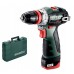 Metabo 601749500 Powermaxx BS BL Q Aku vŕtačka so skrutkovačom 12V 2X2 Ah, Kufor
