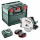 Metabo KT 18 LTX 66 BL Aku ponorná píla 165 mm (2x5,5Ah/18V) MetaBOX, 601866660