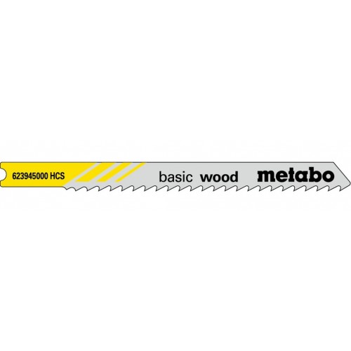 Metabo „Basic wood" 5 u Pílových listov do dierovacej píly, 74/3,0 mm 623945000