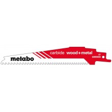 Metabo "Carbide wood + M" Pílový list do šabľovej píly 150 x 1,25 mm 626559000