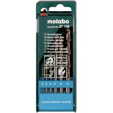 Metabo 6-dielna Kazeta s vrtákm HSS-CO 627119000
