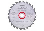Metabo "Precision cut wood - P" Pílový list 160X20, Z24 WZ 20° 628031000