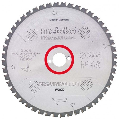 Metabo 628056000 "Precision cut wood - professional" Pílový list 315x30, z48 wz 15°