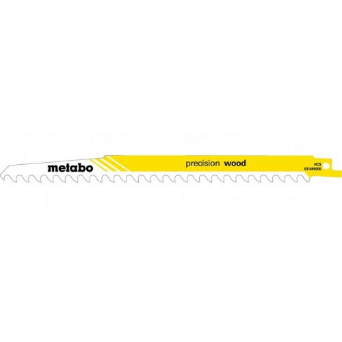 Metabo "Precision wood" 5 Pílových listov do šabľovej píly 240 x 1,5 mm 631490000
