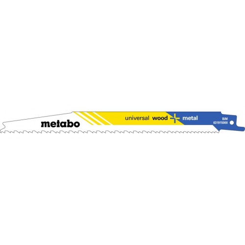 Metabo 631912000 "Universal wood + M" 2 Pílových listov do šabľovej 200x1,25 mm