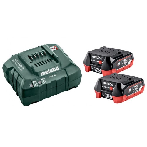 BAZÁR Metabo 685301000 Basis-set 12v 2 x LiHD 4.0 ah ROZBALENÉ!!