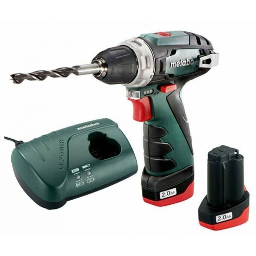 Metabo PowerMaxx BS Basic Aku vŕtačka so skrutkovačom (12V/2x2,0 Ah) 600984000