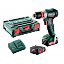 Metabo PowerMaxx BS 12 BL Q Aku vŕtací skrutkovač (12V/2x2,0Ah) MetaBox 118 - 601045500