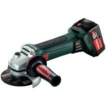 BAZÁR METABO W 18 LTX 125 QUICK Aku uhlová brúska 18V 2x5.2Ah Li-Ion,602174650 CHÝBA 2XAKU