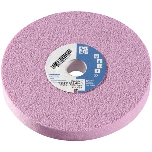 Metabo Brúsny kotúč 150x20x20 mm, 80 J, UK, Ds 630638000 Metabo Brúsny kotúč 150x20x20 mm, 80 J, UK, Ds 630638000