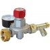 MEVA Regulátor tlaku PB 0,5-4 Bar, 14 kg / h G3 / 8 "L manometer, poistka 4498