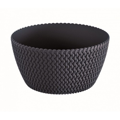 PROSPERPLAST SPLOFY LOW Misa 23,6 cm, antracit DSPM240
