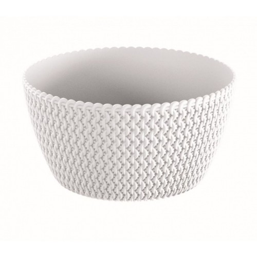 PROSPERPLAST SPLOFY LOW Misa 23,6 cm, biela DSPM240