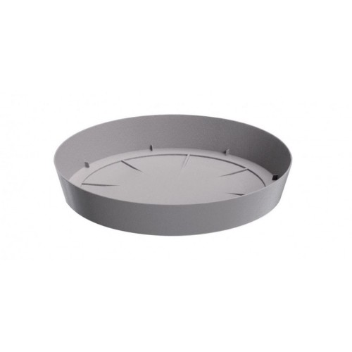 PROSPERPLAST LOFLY miska pod kvetináč 15,5x2,5cm, šedý kameň PPLF155