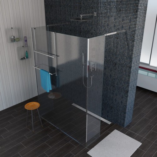 POLYSAN MODULAR SHOWER rozmery mm: A1182 B = C + D C380 D <500 H2000