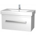 INTEDOOR MONA spodná kúpeľňová skrinka závesná s keramickým umývadlom MO100/F25