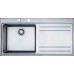 Franke Mythos MTX 611/2, 1000x520 mm, nerezový drez + sifón 101.0287.159