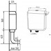 AQUALINE Splachovacia nádržka, spodné napúšťanie, T1801