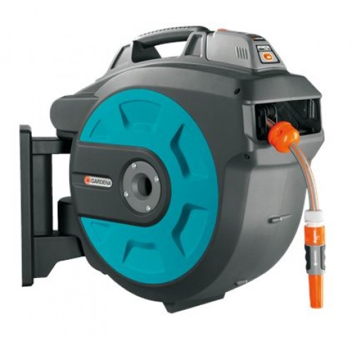 VÝPREDAJ GARDENA nástenný box na hadicu 35 roll up automatic Li Comfort 8025-20 PO SERVISE