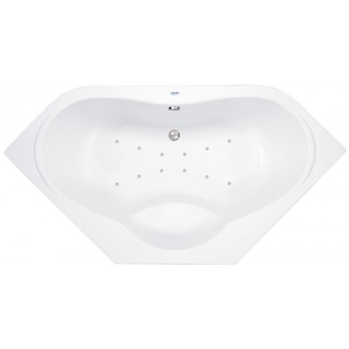 TEIKO Vaňa Naxos rohová 140x140 cm - HTP systém ECO HYDRO V211140N04T03211