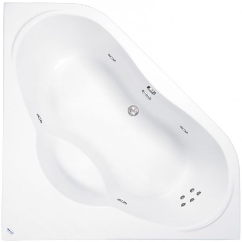 TEIKO Vaňa Naxos - R rohová 140x140 cm - HTP systém ECO HYDRO V211140N04T04211