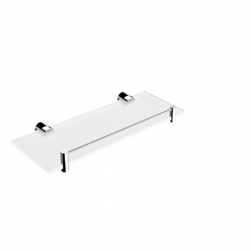 NIMCO BORMO police s ohrádkou 50 cm matované sklo / chróm BR11091BX-50-26