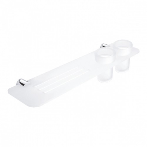 NIMCO BORMO police s frézovanými otvormi, 50 cm, s masívnymi pohármi, BR X350-58DW-26