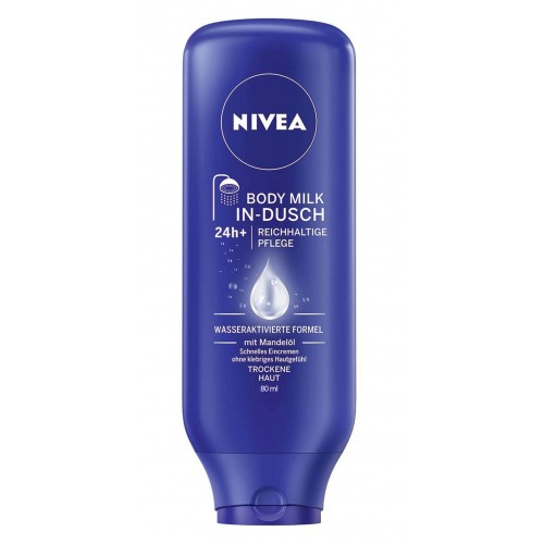 NIVEA telové mlieko do sprchy In-Dusch Body Milk, 80 ml