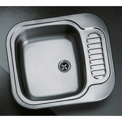 NORMA MONO 548 drez s odkvapom s prepadom, nerez, 56x48 cm 548.113 NORMA MONO 548 drez s odkvapom s prepadom, nerez, 56x48 cm 548.113