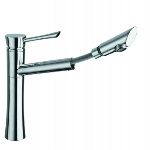 NOVASERVIS LA TORRE KONVEX stojánková teleskopická drezová batéria chróm 17181,0