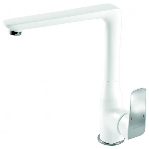 NOVASERVIS NOBLESS TINA Drezová stojánková bateria, biela/chróm 38714,1