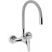 NOVASERVIS ZUMBA Drezová batéria s elastickým ramenom 150mm, striebrošedá/chróm 94480,0S