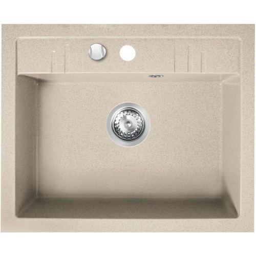 FERRO MEZZO II Granitový drez 580x480mm, piesok DRGM1/48/58SA