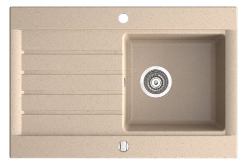 NOVASERVIS Granitový drez s odkvapom, magranit, s prepadom, piesok DRG52 / 78S NOVASERVIS Granitový drez s odkvapom, magranit, s prepadom, piesok DRG52 / 78S