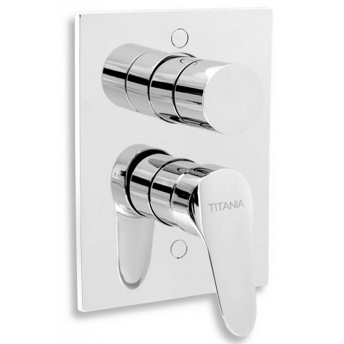 NOVASERVIS TITANIA IRIS New vaňová podomietková batéria, chróm 94450R, 0