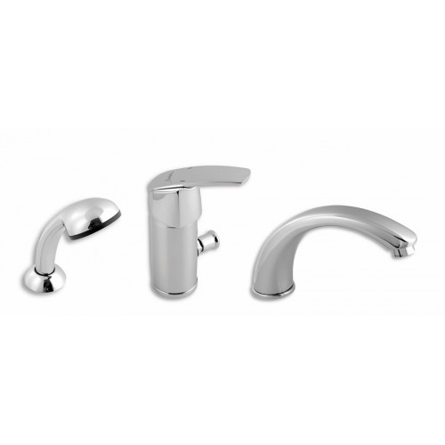 NOVASERVIS METALIA vaňová stojánková betéria chróm bez ramena 50045/1, 0