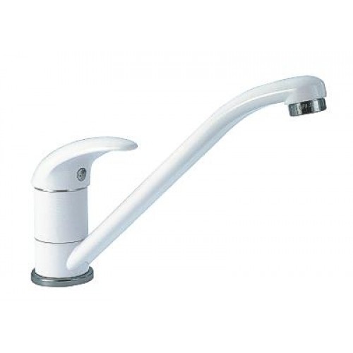 NOVASERVIS METALIA stojánková drezová batéria biela-chróm/plná 55091,1